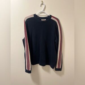 Vintage Eddie Bauer Sport Shop Mens Medium Faded Striped Knit Sweater